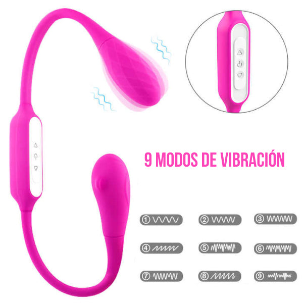 Vibrador Dual Kim - Dominación - Sumisión - Sexshop - Placer - BDSM - Fetiche - Fantasía - Erótico