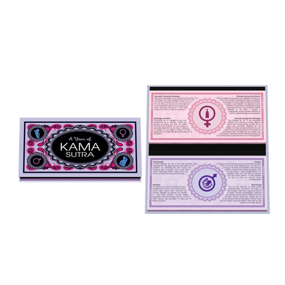 Agenda un año de Kamasutra de Kheper Games - Juegos Eroticos de Mesa - Material ludico para incentivar el placer y la chispa en pareja - sex shop