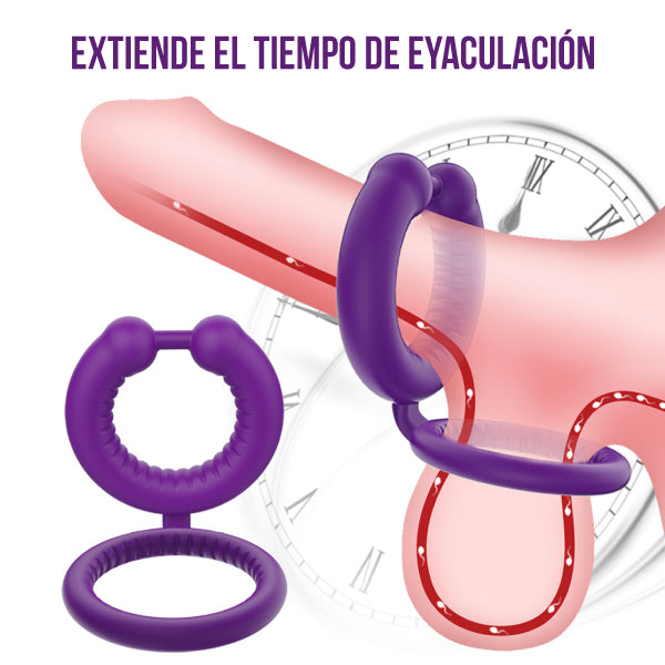 Anillo DuoRing - vibrador - movimiento - app - aplicación - control - juguetes eróticos - placer - adultos - parejas - dominame.cl