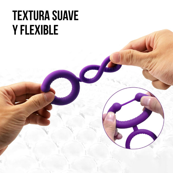 Anillo DuoRing - vibrador - movimiento - app - aplicación - control - juguetes eróticos - placer - adultos - parejas - dominame.cl