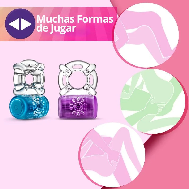 Anillo Vibrador One Night  -  Play With Me - Anillo para el pene -  BL 30811 - Sex shop - dominame