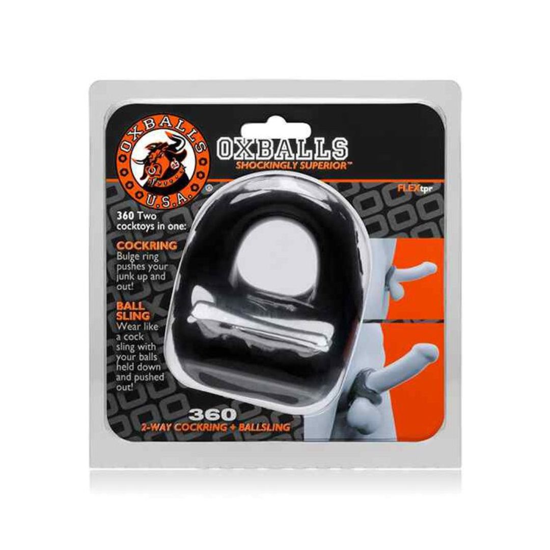 Anillo Dual Para Pene y Testículos 360 Cockring + Ballstretcher de Oxballs - Sexshop Dominame.cl