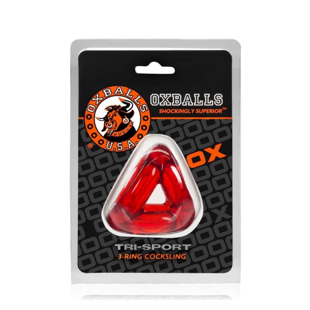Anillo Dual Pene y Testículos Tri Sport - Oxballs - Sexshop online erotica