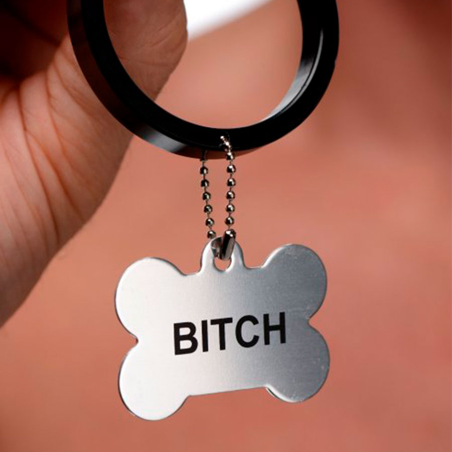 Anillo Para el Pene con 4 Placas de Identificación - Tienda erótica sexshop - xr play hard