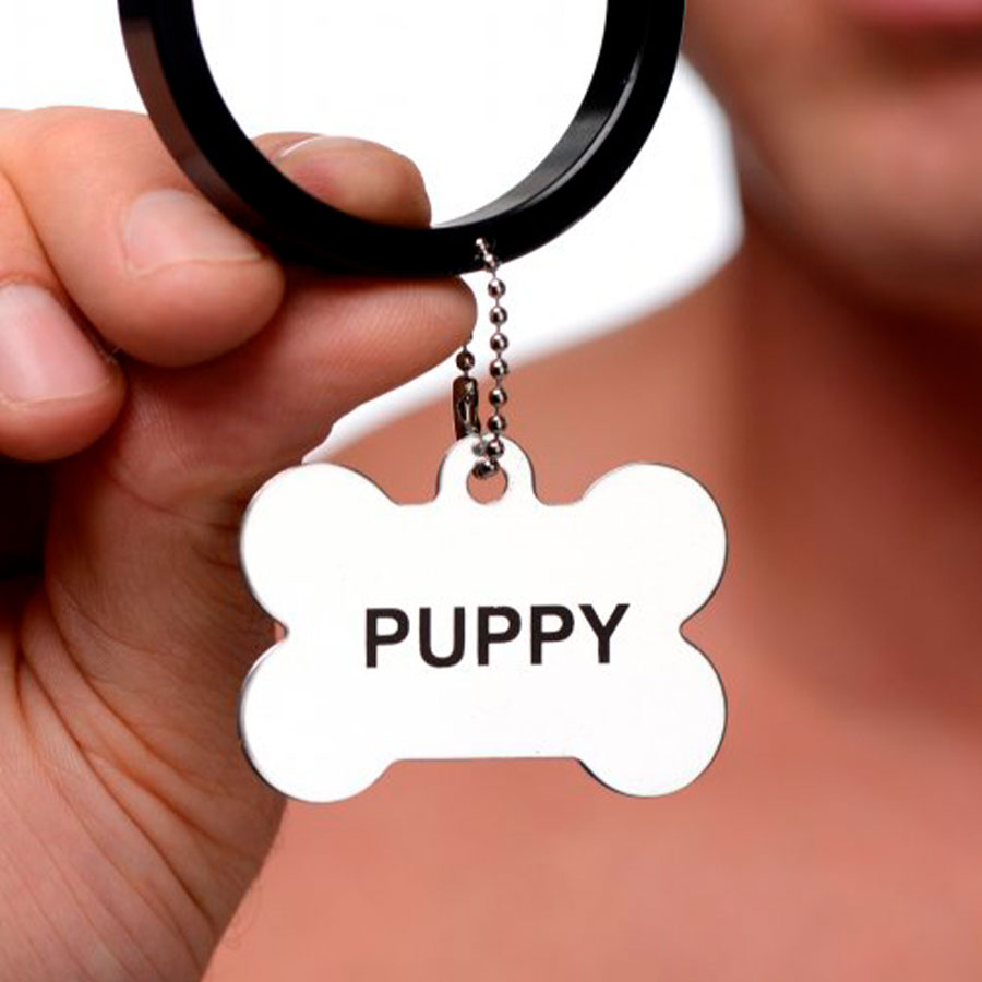 Anillo Para el Pene con 4 Placas de Identificación - Tienda erótica sexshop - xr play hard