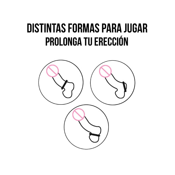 Anillo basico dominame - anillo para pene - anillo para testiculo - anillos para ereccion - juguetes sexuales - fetiche - 