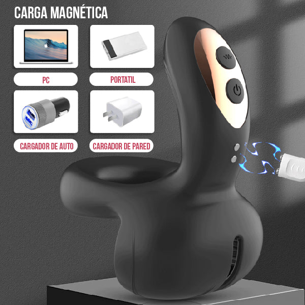 Anillo canguro de bolas - anillo para pene - vibrador de perineo - vibrador de testiculos - juguetes sexuales - juguetes ertoricos - sexshop chile -envios discretos