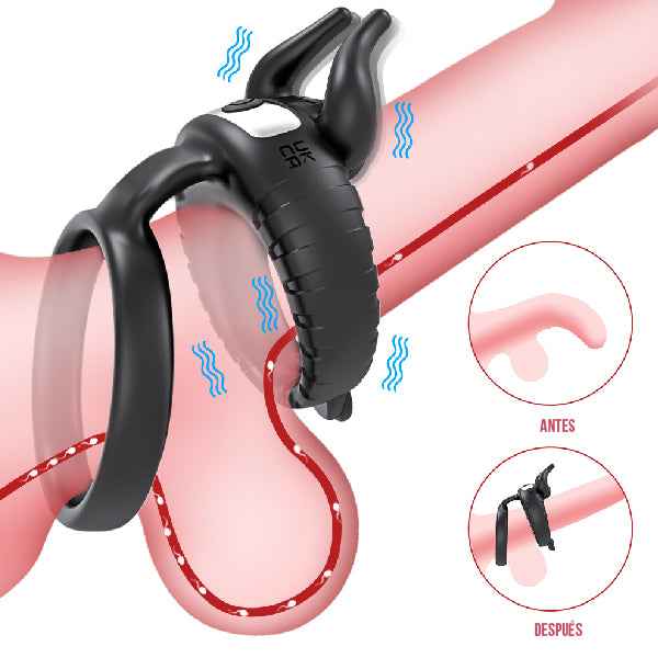 Anillo ToroBliss - vibrador - movimiento - app - aplicación - control - juguetes eróticos - placer - adultos - parejas