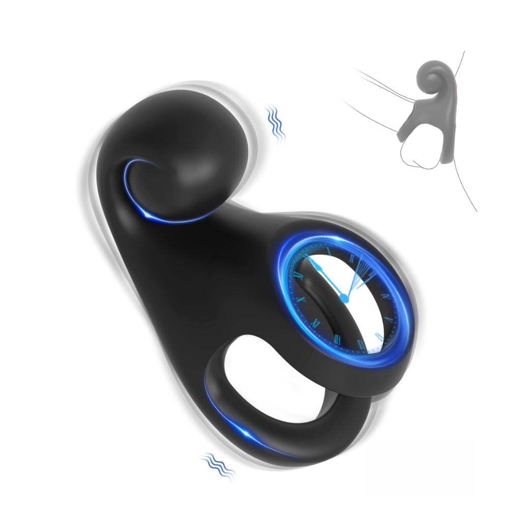 Anillo vibrador helix - dominame - anillo de vibraciones - anillo para pene - anillo sexual - anillo vibrador potente - juguete para parejas - mejorar ereccion con vibrador - vibrador -  sex shop dominame.cl
