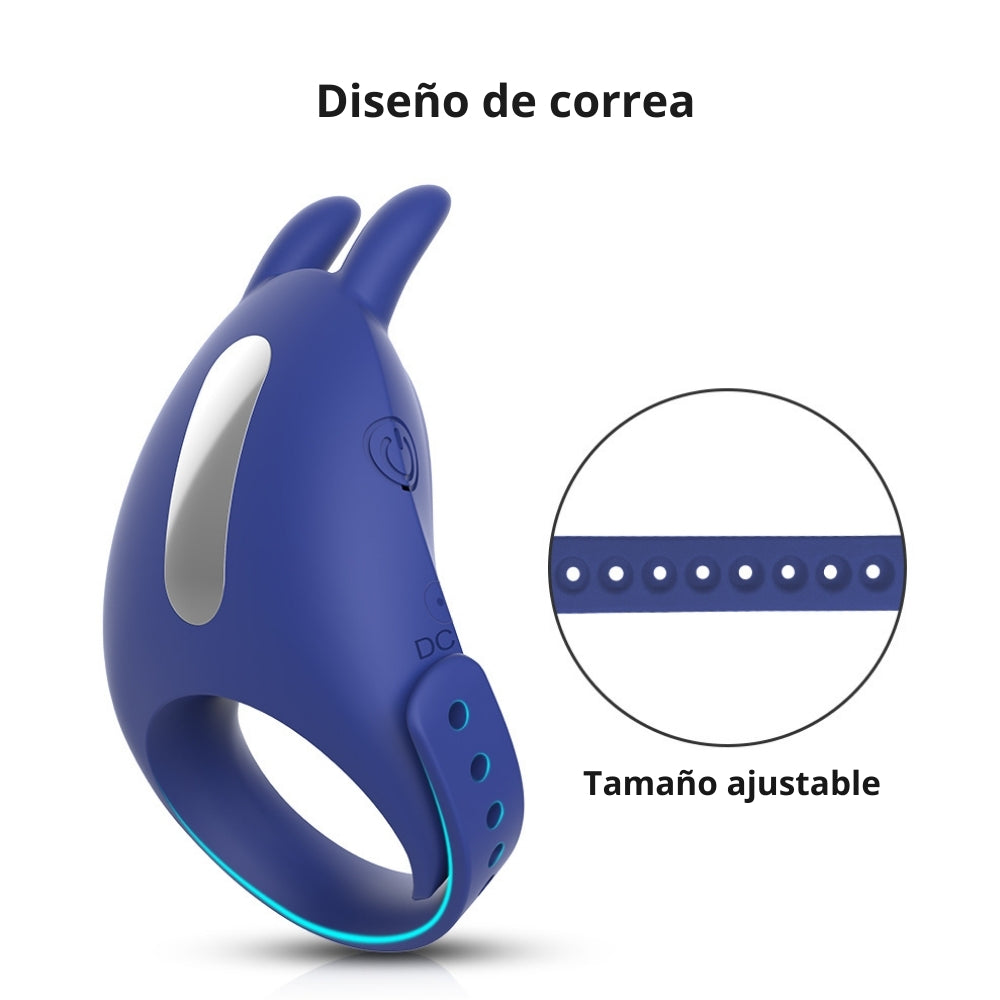 Anillo vibrador sky - dominame - anillo de vibraciones - anillo para pene - anillo sexual - anillo vibrador potente - juguete para parejas - mejorar ereccion con vibrador - vibrador -  sex shop dominame.cl