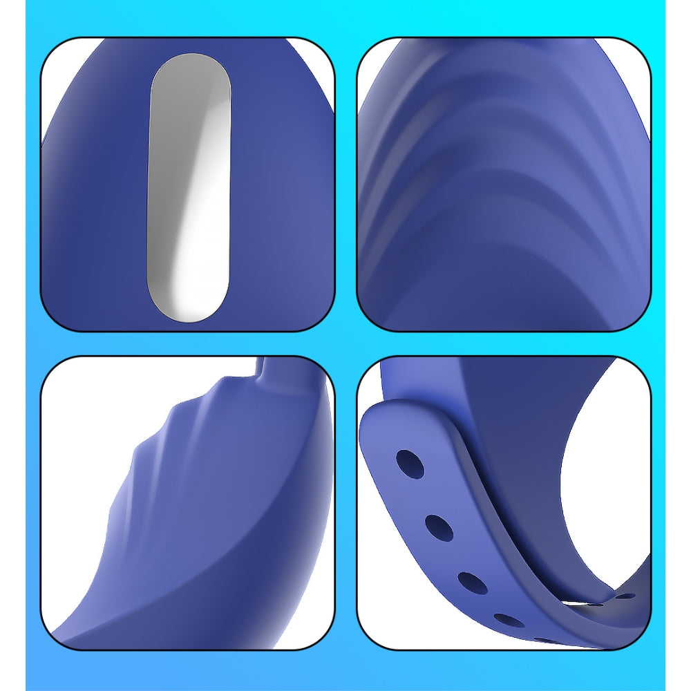 Anillo vibrador sky - dominame - anillo de vibraciones - anillo para pene - anillo sexual - anillo vibrador potente - juguete para parejas - mejorar ereccion con vibrador - vibrador -  sex shop dominame.cl