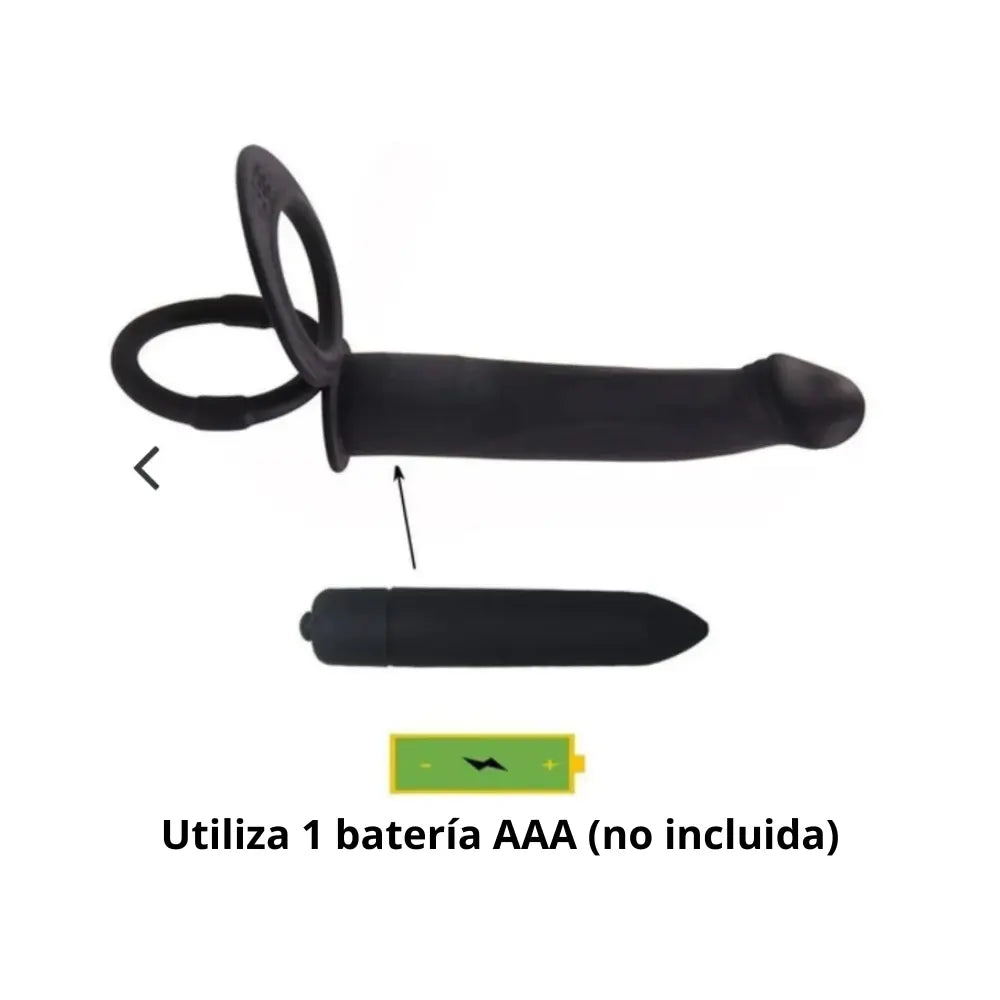 anillo vibrante - doble penetración - doble anillo - penetración anal - penetración vaginal - penetración simultanea - placer en pareja - juguete de parejas - bala vibradora - anillo a pilas - pila AAA - sexshop - dominame - anillo para el pene - punto g - clítoris - mejor erección 