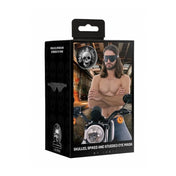 Antifaz calaveras y puas de Ouch! - kynk - Bondage - Sexshop Dominame.cl - OU295BLK