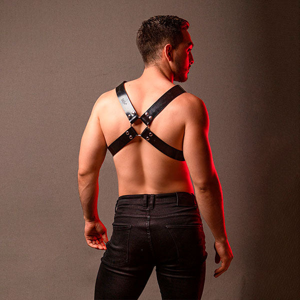Arnes X-Men Perverso - Harness para hombre - arnes de cuero - bondage - BDSM