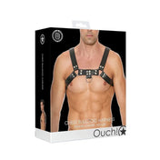 Arnes de pecho bulldog - negro - de Ouch! - kynk - Bondage - Sexshop Dominame.cl - OU561BLK