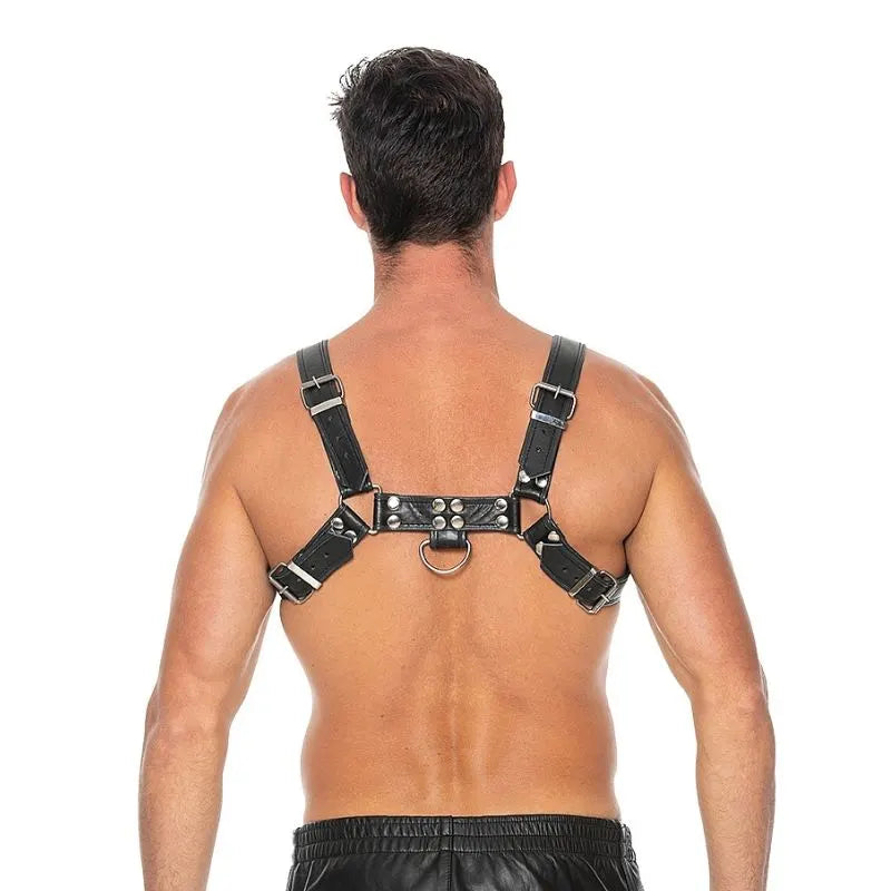 Arnes de pecho bulldog - negro - de Ouch! - kynk - Bondage - Sexshop Dominame.cl - OU561BLK