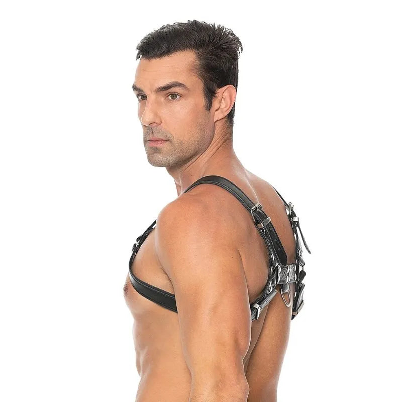 Arnes de pecho bulldog - negro - de Ouch! - kynk - Bondage - Sexshop Dominame.cl - OU561BLK