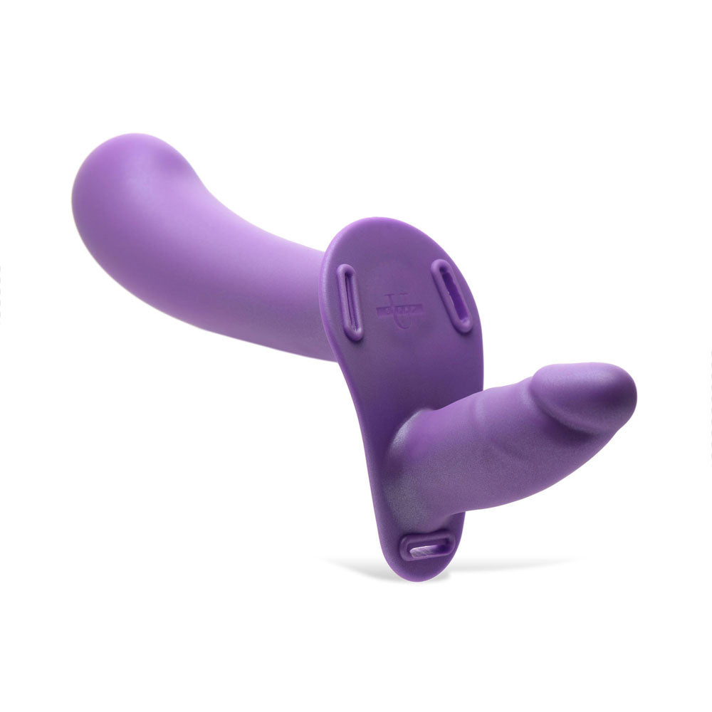 Arnes de pegging vibrador- Strapless - Arnes sin tirantes - xr play hard - Productos para parejas