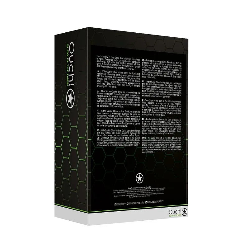 Arnes bulldog glow in the dark de Ouch! - kynk - Bondage - Sexshop Dominame.cl - OU762GLOL