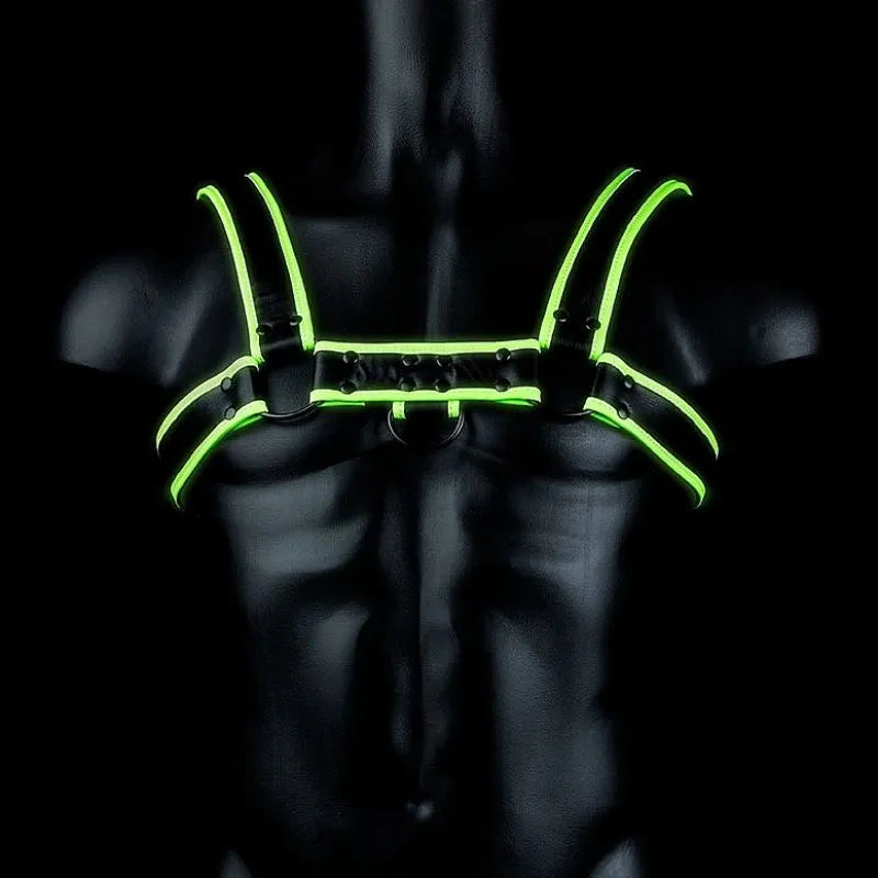 Arnes bulldog glow in the dark de Ouch! - kynk - Bondage - Sexshop Dominame.cl - OU762GLOL