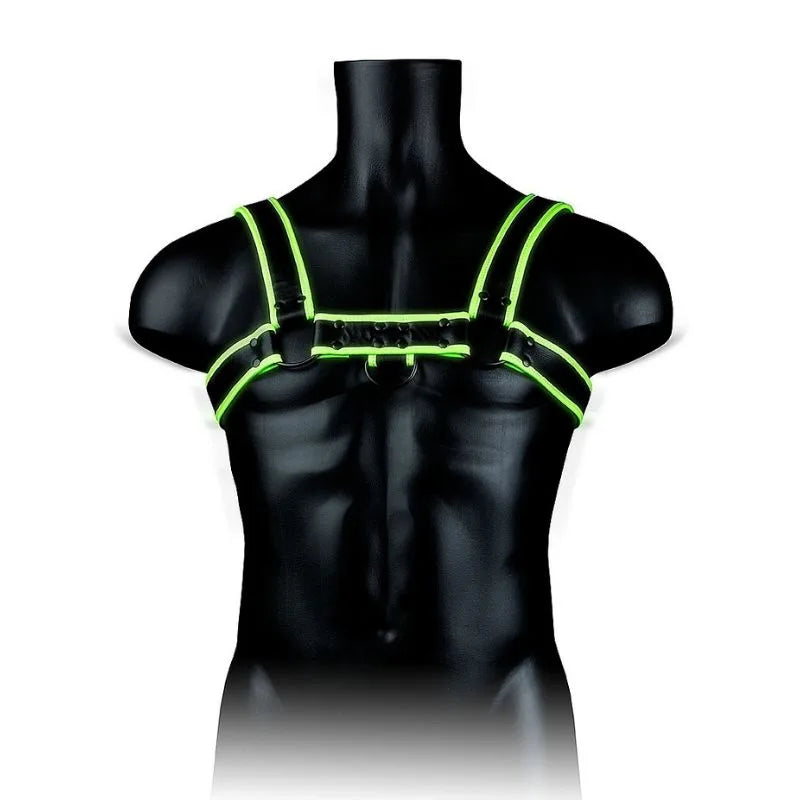 Arnes bulldog glow in the dark de Ouch! - kynk - Bondage - Sexshop Dominame.cl - OU762GLOL