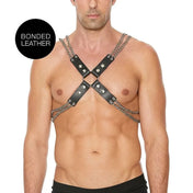 Arnes de cadenas O-Ring - Burgundy de Ouch! - Chain And Chain Harness - Bondage - Sexshop Dominame.cl - OU554BLK