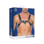 Arnes de pecho bulldog - azul- de Ouch! - kynk - Bondage - Sexshop Dominame.cl - OU561BLU