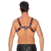 Arnes de pecho bulldog - rojo - de Ouch! - kynk - Bondage - Sexshop Dominame.cl - OU561RED