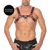 Arnes de pecho bulldog - rojo - de Ouch! - kynk - Bondage - Sexshop Dominame.cl - OU561RED