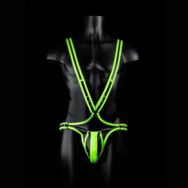 Arnes body - glow in the dark de Ouch! - kynk - Bondage - Sexshop - Dominame.cl - OU774GLOL