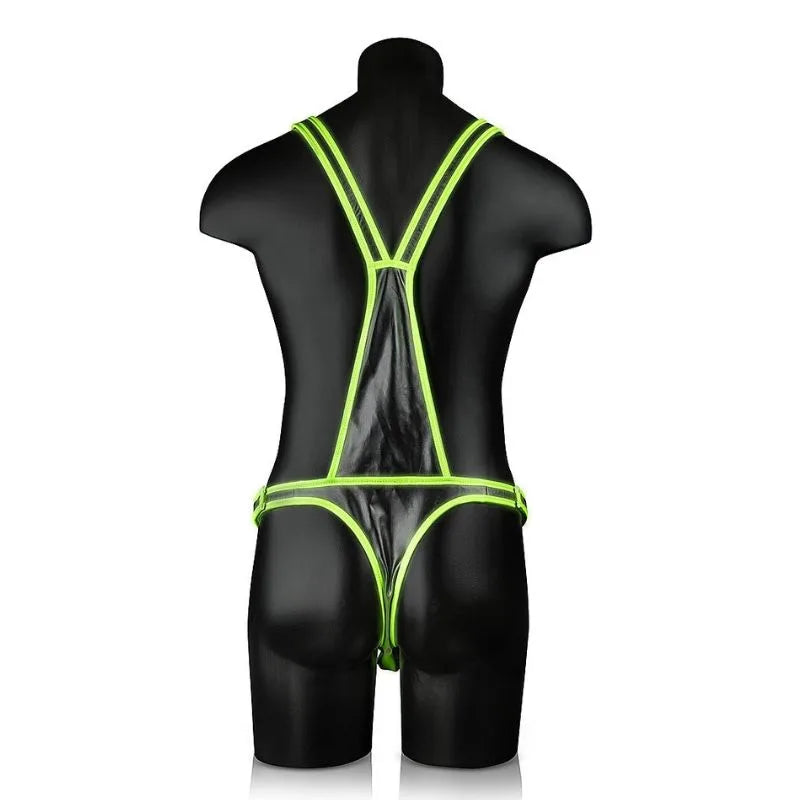 Arnes body - glow in the dark de Ouch! - kynk - Bondage - Sexshop - Dominame.cl - OU774GLOL