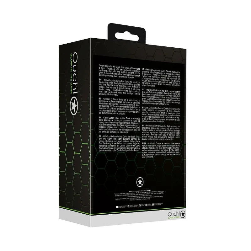 Arnes - glow in the dark de Ouch! - kynk - Bondage - Sexshop - Dominame.cl - OU775GLOL