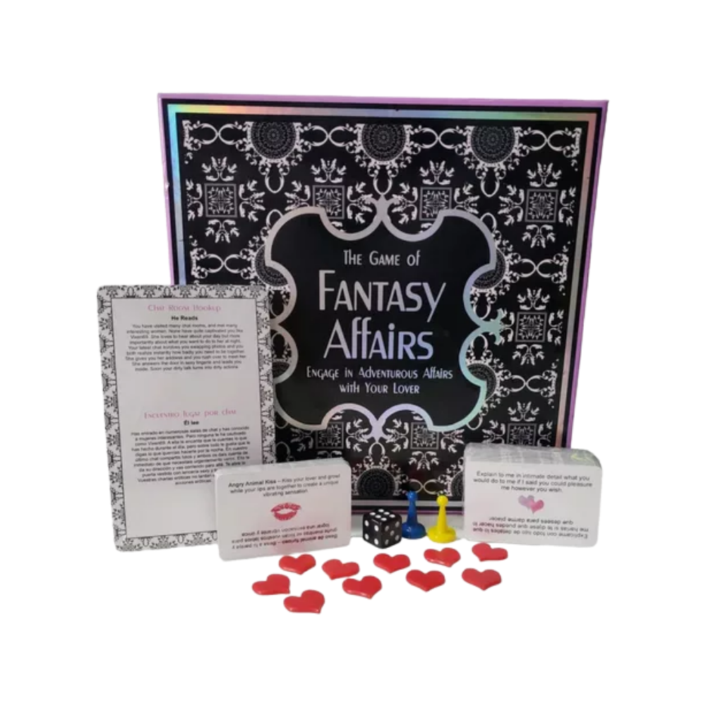 Asuntos de fantasía - juego de mesa erotica - juego sexual - juego de fantasias -fantasias eroticas - fantasias sexuales - tablero sexual - juego de parejas - preguntas intimas - preguntas eroticas - sexshop - dominame 