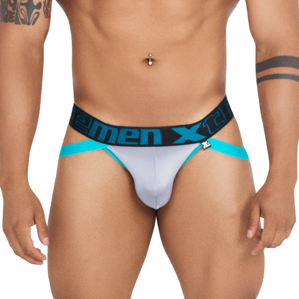 Athletic Jockstrap Grey - suspensorio - jock - lenceria masculina - calzoncillo - ropa intima deportiva hombre