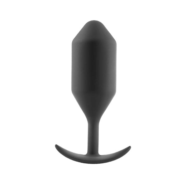 B-Vibe Snug Plug 5 - Black - Dilatador anal con peso - estimulador anal - sex shop dominame.cl - BV-013