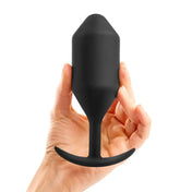 B-Vibe Snug Plug 5 - Black - Dilatador anal con peso - estimulador anal - sex shop dominame.cl - BV-013