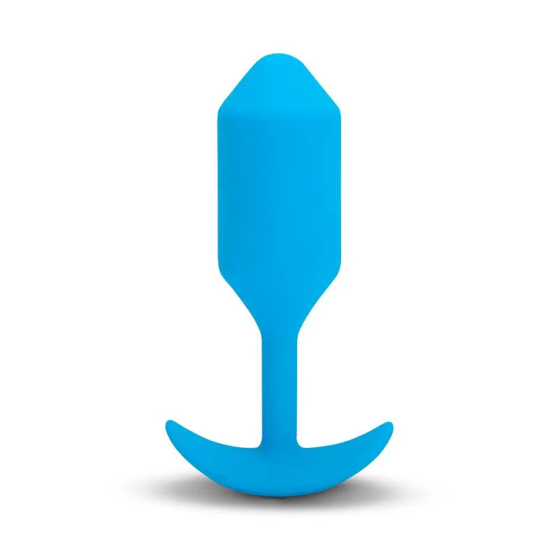 B-Vibe Vibrador snug plug large blue - estimulador anal vibrante - Sexshop dominame.cl - BV-035