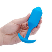 B-Vibe Vibrador snug plug large blue - estimulador anal vibrante - Sexshop dominame.cl - BV-035