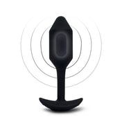 B-Vibe Vibrador snug plug medium - estimulador anal vibrante - sexy shop dominame.cl - BV-014