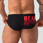 BAÑADOR BEAR 21 - NEGRO - Bañador masculino - Ropa de baño hombre