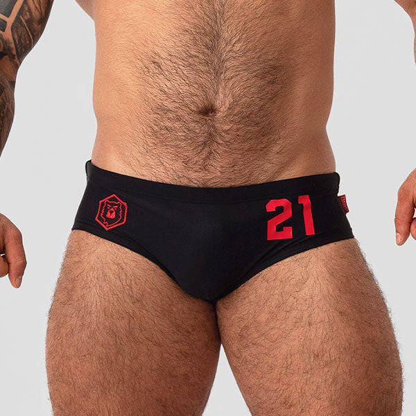 BAÑADOR BEAR 21 - NEGRO - Bañador masculino - Ropa de baño hombre