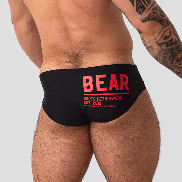 BAÑADOR BEAR 21 - NEGRO - Bañador masculino - Ropa de baño hombre