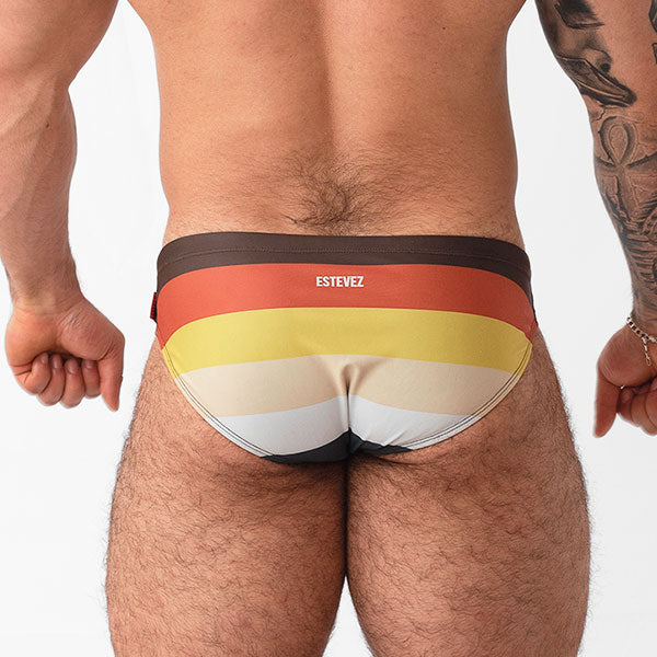 BAÑADOR BEAR FLAG - bañador masculino - traje de baño hombre - sunga de baño