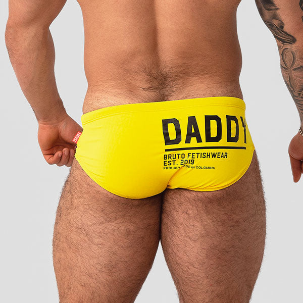 BAÑADOR DADDY 21 - AMARILLO - traje de baño - sunga de baño