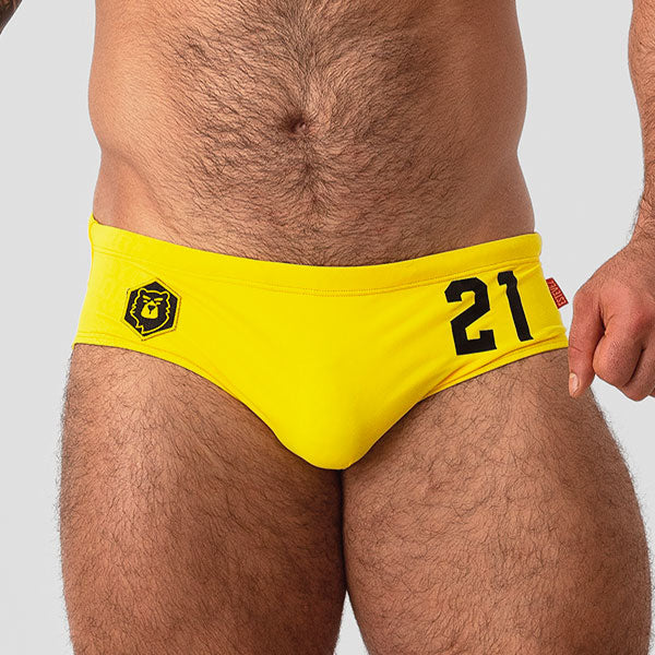 BAÑADOR DADDY 21 - AMARILLO - traje de baño - sunga de baño