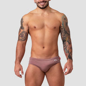 BAÑADOR ESTEVEZ CANELA - traje de baño - sunga de baño - calzoncillo para bañador