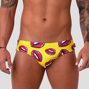 BAÑADOR ESTEVEZ LIPS - traje de baño - sunga de baño - calzoncillo para bañador