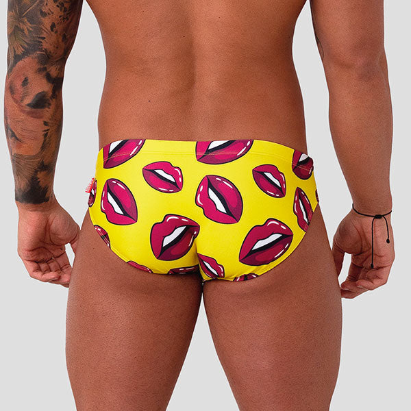 BAÑADOR ESTEVEZ LIPS - traje de baño - sunga de baño - calzoncillo para bañador