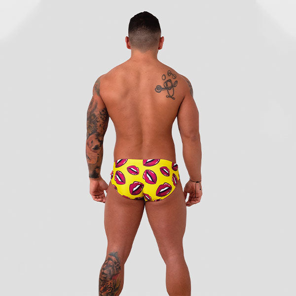 BAÑADOR ESTEVEZ LIPS - traje de baño - sunga de baño - calzoncillo para bañador
