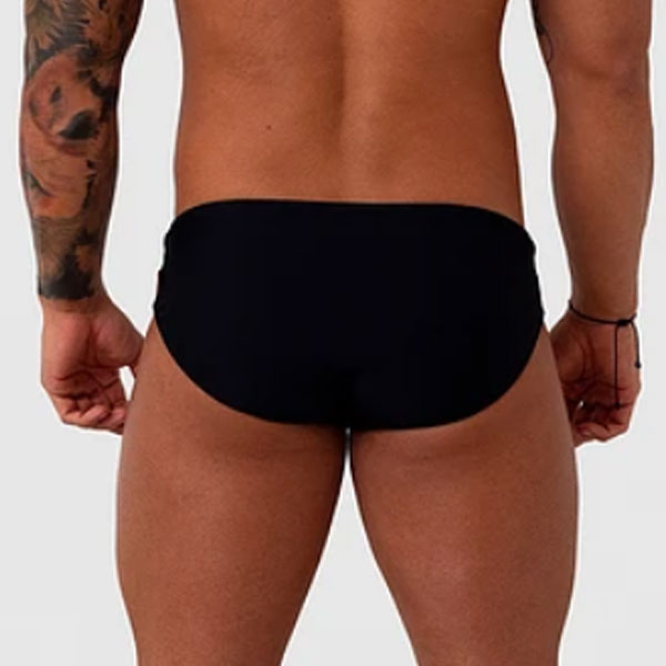 BAÑADOR ESTEVEZ NEGRO ONIX - traje de baño - sunga de baño - calzoncillo para bañador